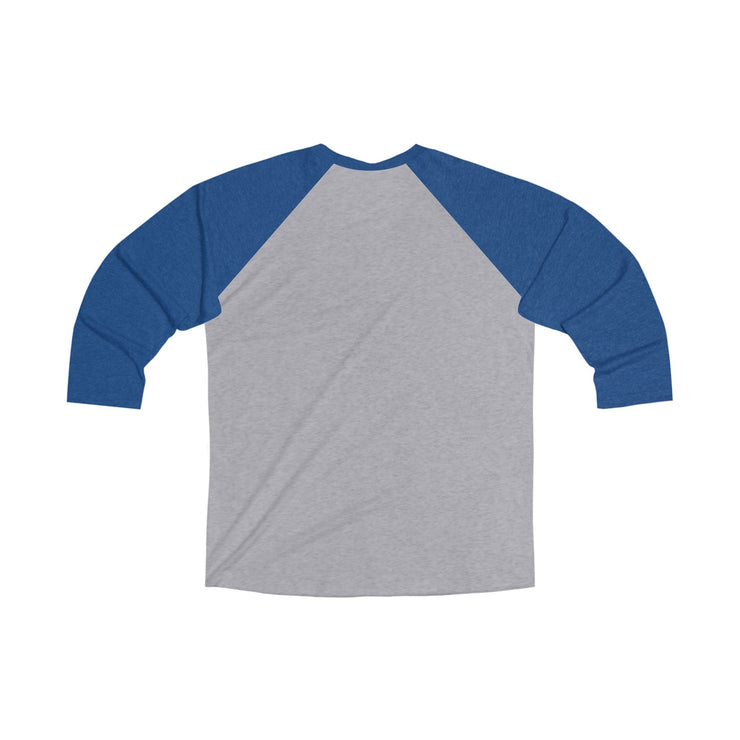 baby dont hurt me blue/red 3\4 Raglan Tee