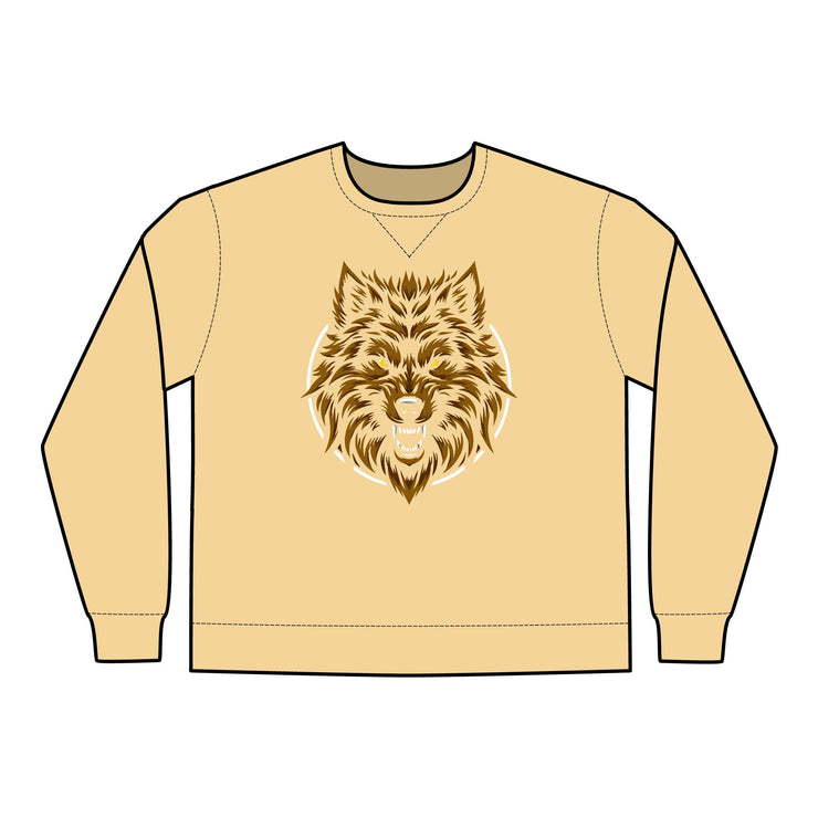 Wolf Yellow Crewneck Sweatshirt